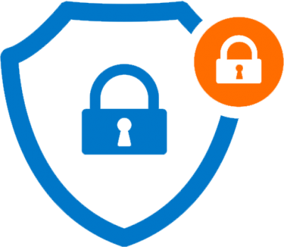 Shield with Lock Inside and Lock on Outside