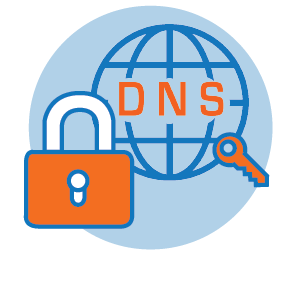 DNS in World with Key and Lock