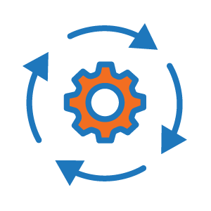 gear with arrows around it